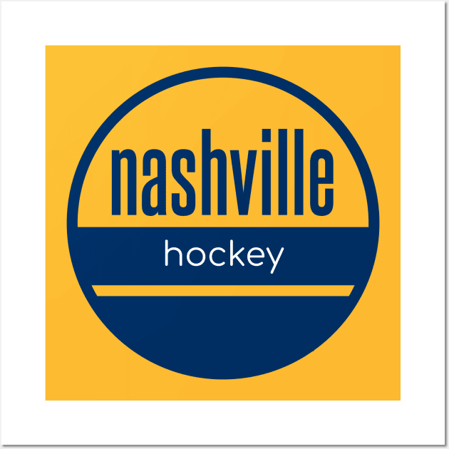 nashville predators hockey Wall Art by BVHstudio